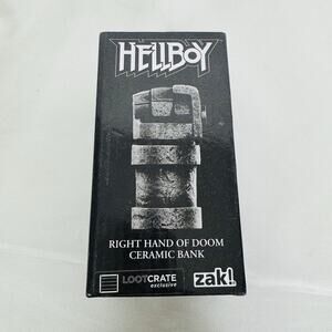 5 for $25| zak! designs Hellboy Right Hand of Doom 5" Ceramic Bank Loot Crate